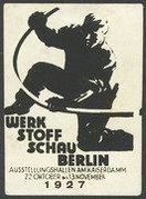 Berlin 1927 Werk Stoff Schau (WK 01)