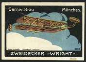 Gerner Brau Munchen Zweidecker Wright (geschnitten) Seck Luftfahrt