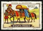 Kohler Serie IV No 11 Moyens de locomotion Palanquin XVe Siecle Schoko