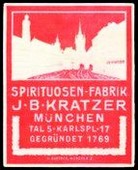 Kratzer Spirituosen Fabrik Munchen rot