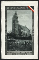 Munchener Ostpreussenhilfe 1915 zerstorte Kirche in Ortelsburg