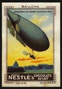 Nestle Serie VI No 09 Ballons Dirigeable de l'armee italienne 1900 Schoko