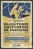 Paris 1932 3me Semaine de la Bijouterie Orfevrerie de Fantaisie Expo