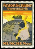 Schluter Motorenfabrik Munchen Weltkugel